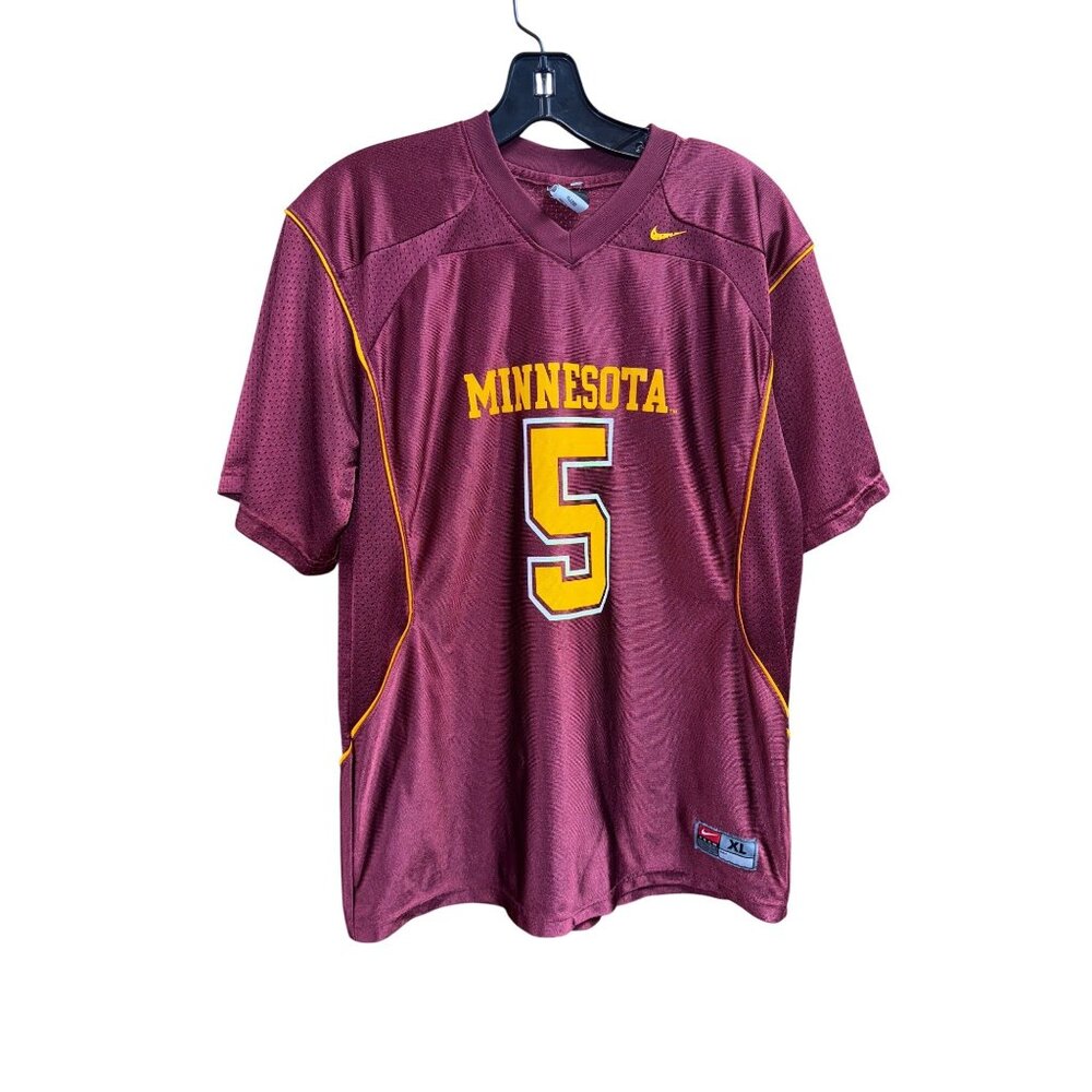 Nike Minnesota #5 Maroon Football Jersey Team XL Mens Polyester Athletic Sportsw